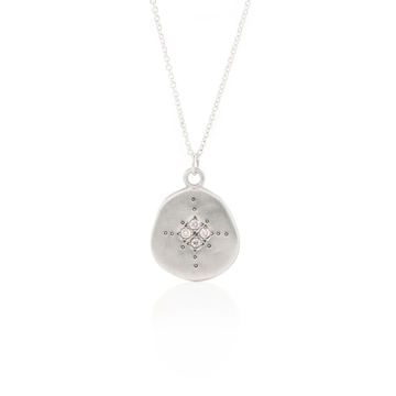 Adel Chefridi - Organic Four Star Necklace with Diamond