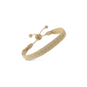 MAAŸAZ - IZY BRACELET IN YELLOW GOLD AND SILVER