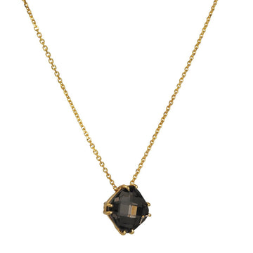 Suzanne Kalan - Cushion Cut Black Night Quartz Necklace - The Clay Pot - Suzanne Kalan - 14k gold, blackquartz, necklace, Quartz