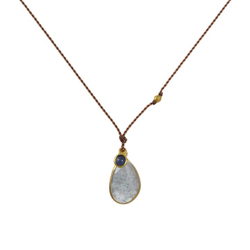Margaret Solow - Aquamarine and Cabochon Sapphire Necklace