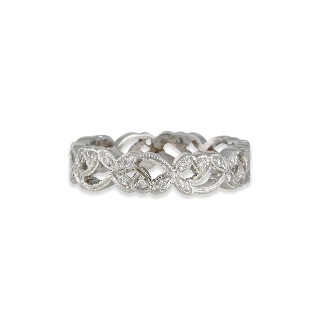 SALE Diamond Floral Vine Ring – The Clay Pot - Main Image