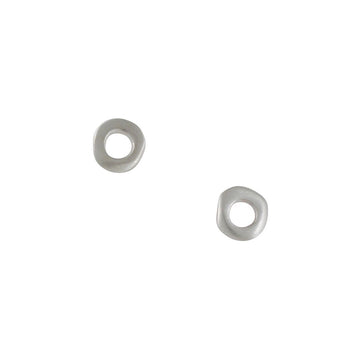 Philippa Roberts - Open Circle Studs in Sterling Silver - The Clay Pot - Philippa Roberts - All Earrings, earrings, Earrings:Studs, mothersday, Sterling Silver, studs, Style:Studs