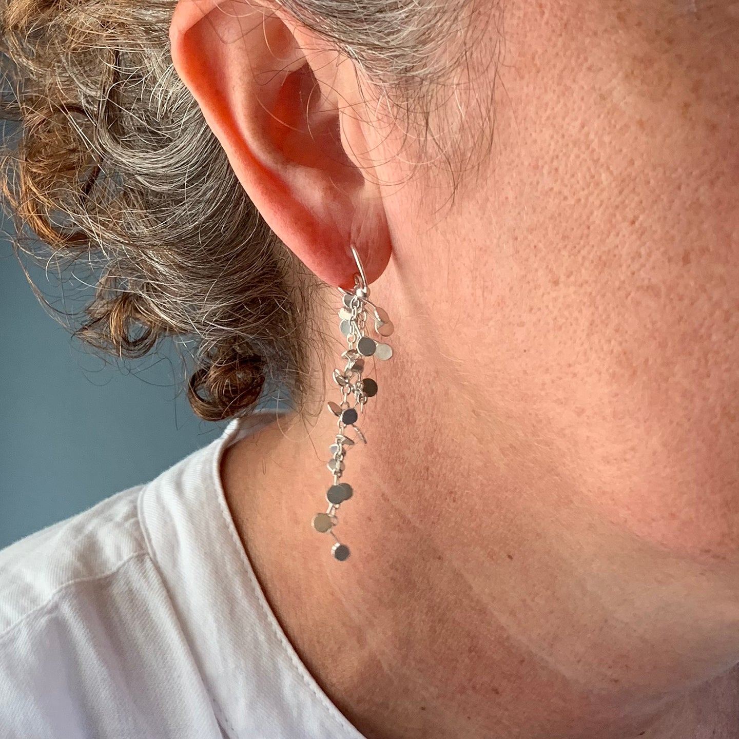 Zuzko Jewelry Sterling Silver Boa Earrings
