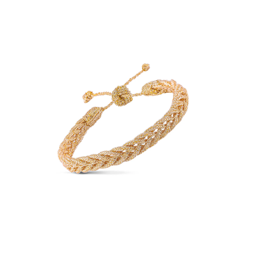 MAAŸAZ - Braided Bracelet in Gold