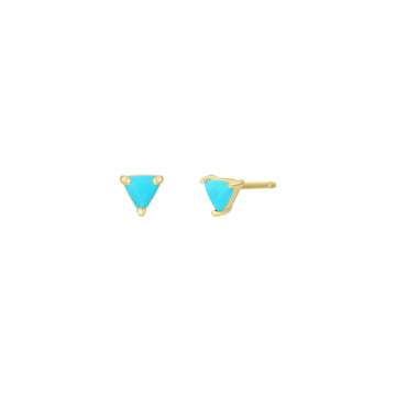 JaxKelly - Turquoise Mini Energy Gem Stud Earrings