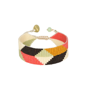 Mishky - Avanti bracelet in Yellow Red Black and Green