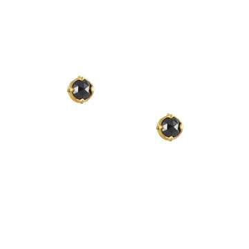Steven Battelle - Black Diamond Stud Earrings