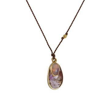 Margaret Solow - Super Seven and Opal Necklace