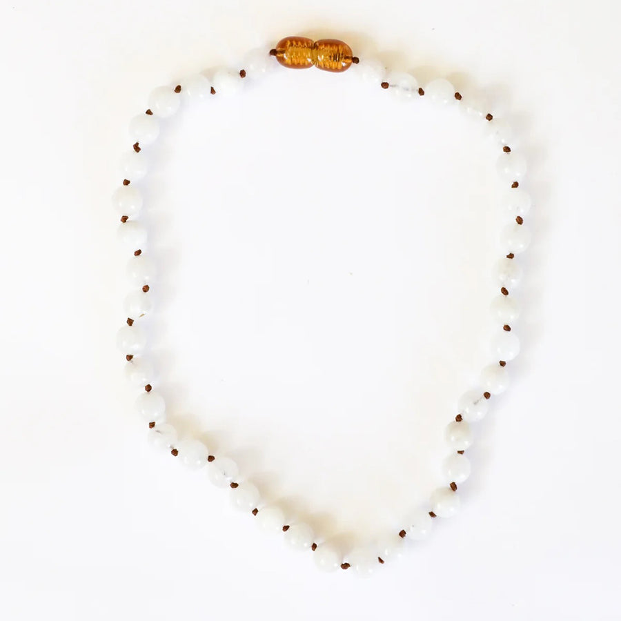 Canyon Leaf - Pure Gemstone + Moonstone Necklace