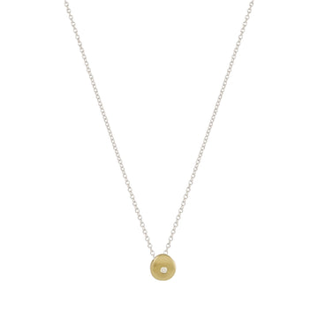 Philippa Roberts – Tiny Circle with Diamond Necklace