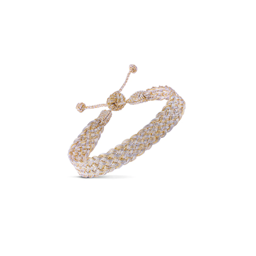 MAAŸAZ - Box Bracelet in Silver and Gold