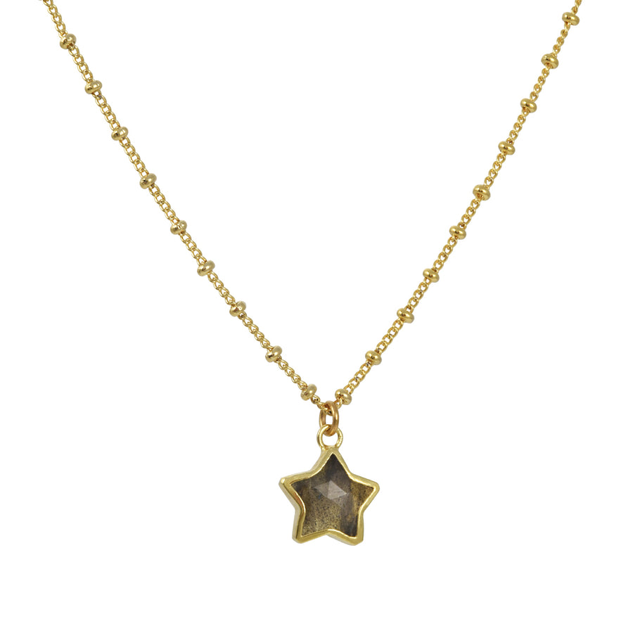 A. V. Max - Mini Star Necklace With Labradorite