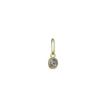 Monica Marcella – Rose Cut Salt and Pepper Diamond Pendant