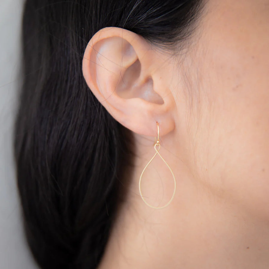 Carla Caruso - Teardrop Keyhole Earrings