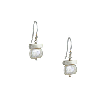 Philippa Roberts – Pearl with Bar Earrings