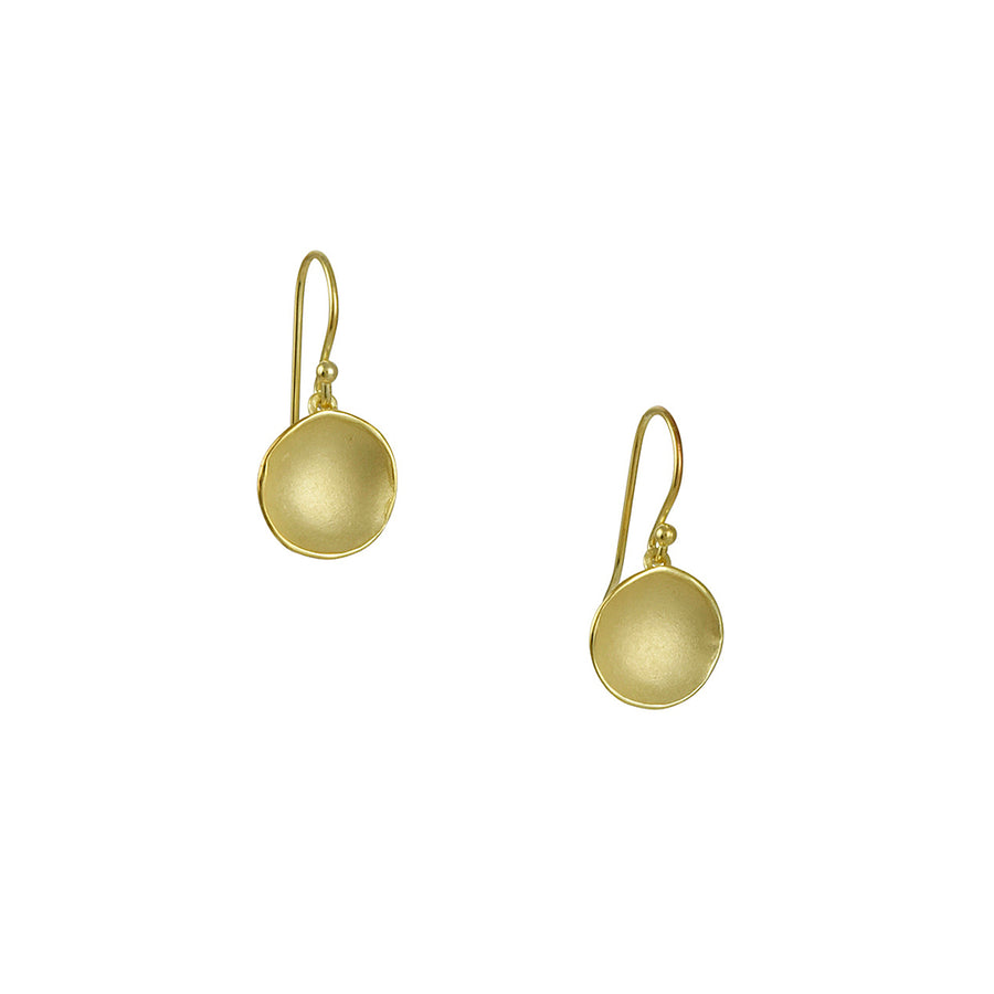 Sarah Richardson - Small Dishy Pod Earrings in Gold Vermeil