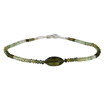 Margaret Solow – Marquise Green Tourmaline Bracelet