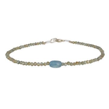 Margaret Solow – Grandidierite & Aquamarine Bracelet