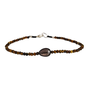 Margaret Solow – Teardrop Tourmaline & Cat’s Eye Bracelet