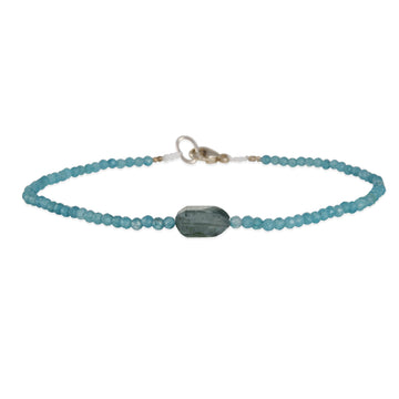 Margaret Solow – Apatite & Tourmaline Bracelet