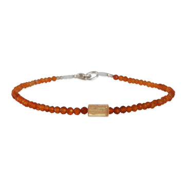 Margaret Solow – Imperial Topaz & Carnelian Bracelet