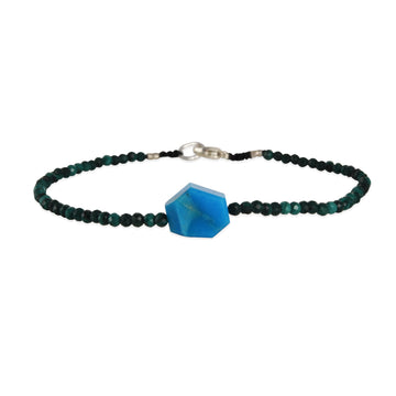 Margaret Solow – Malachite & Peruvian Opal Bracelet