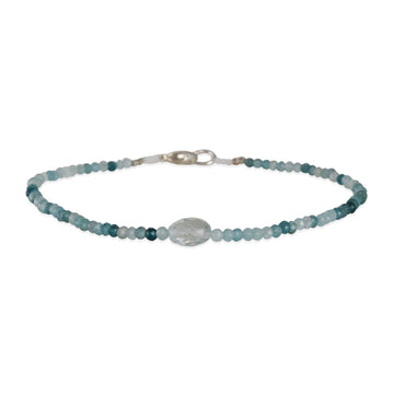 Margaret Solow – Tourmaline & Aquamarine Bracelet