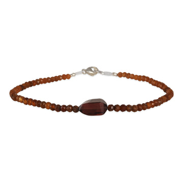Margaret Solow – Hexagon Tourmaline & Hessonite Bracelet