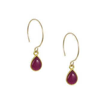 Margaret Solow – Ruby Drop Earrings