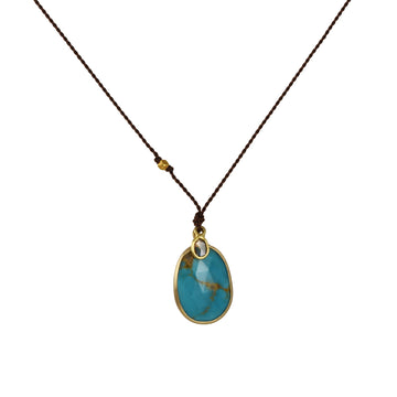 Margaret Solow – Turquoise and Diamond Necklace