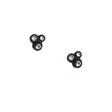 TAP by Todd Pownell - Thrree Inverted Diamond Stud Earrings