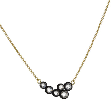 TAP by Todd Pownell - Six Bezels Necklace With Inverted Diamonds