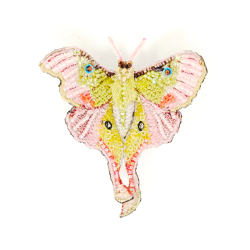 Luna Moth Brooch Pin