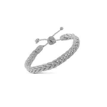 MAAŸAZ - Braided Bracelet in Silver