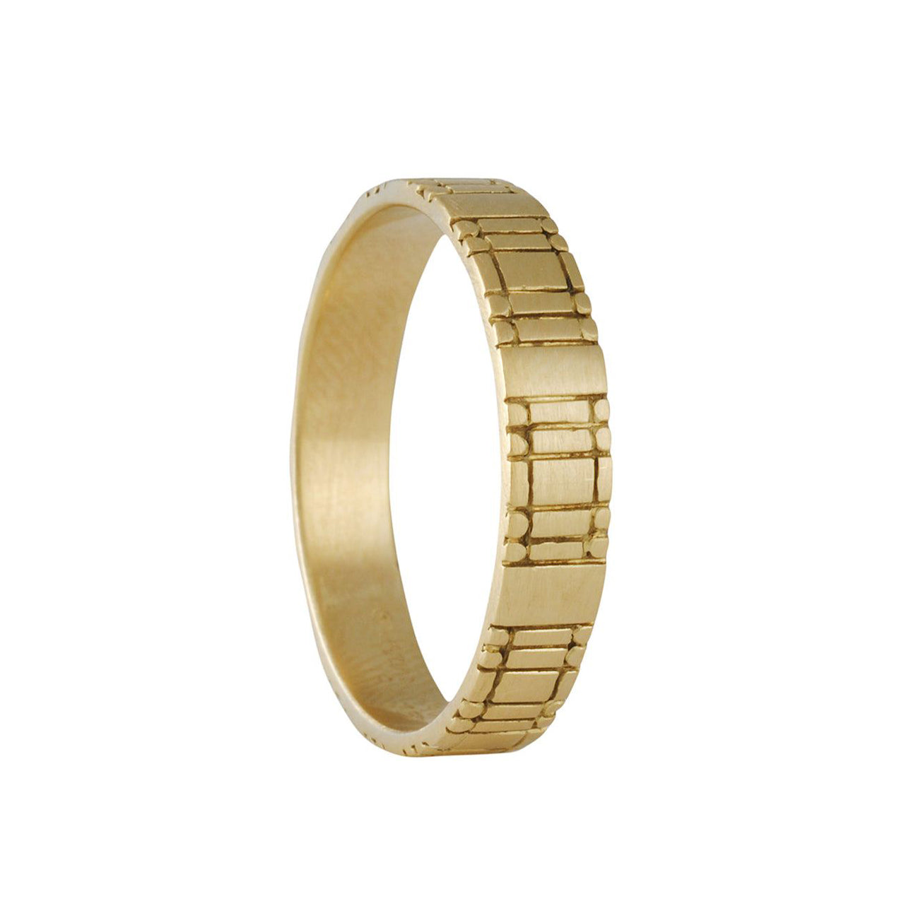Marian Maurer - Wide Flat Code Band – The Clay Pot