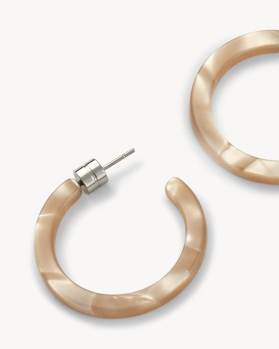 Machete – Mini Hoops in Sand Shell – The Clay Pot