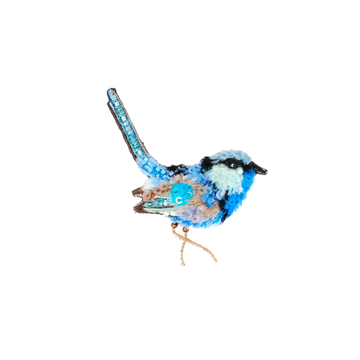 Trovelore - Splendid Fairy Wren Brooch