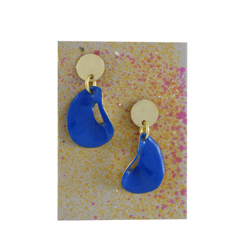 Sibilia - Papel Earrings in Royal