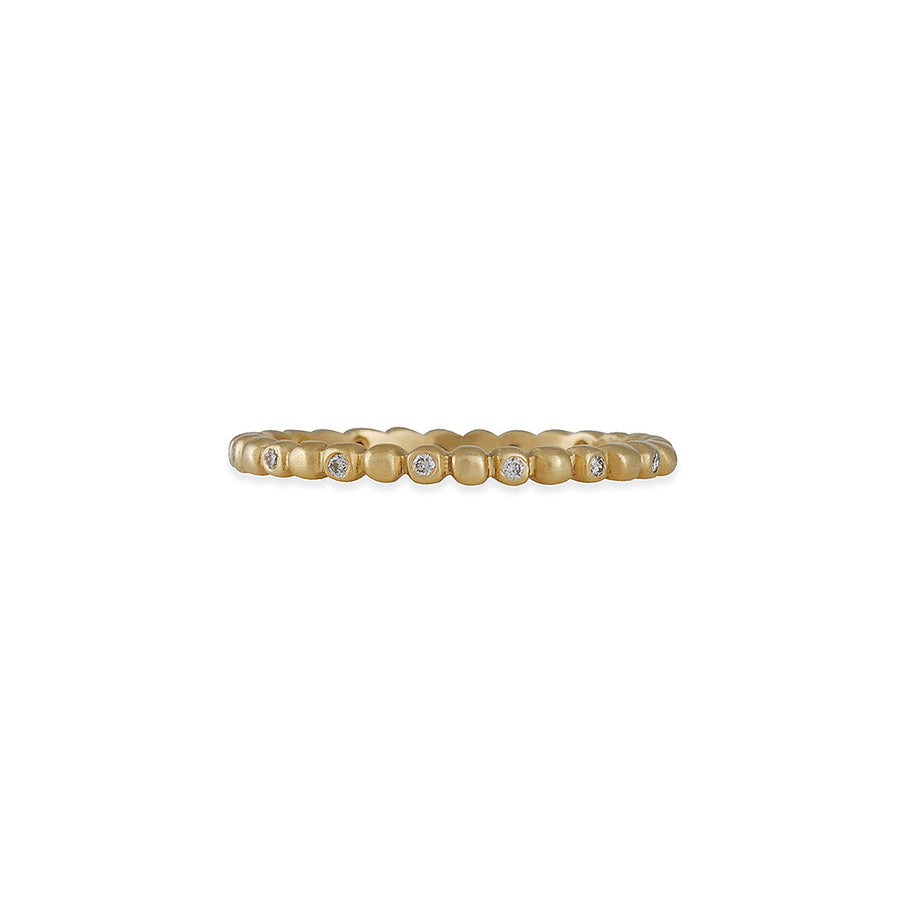 Marian Maurer - Alternating Porch Diamond Band – 18k Yellow Gold