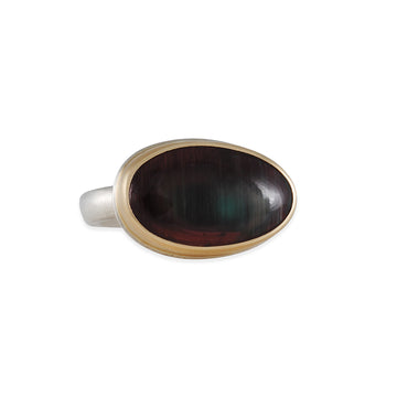 SALE - OVAL ANDESINE RING