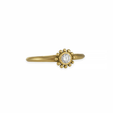 Marian Maurer - Palace Solitaire Ring With Diamond in 18K Gold