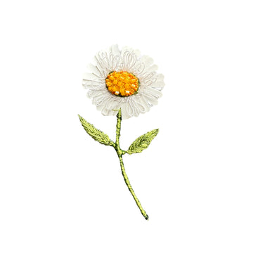 Trovelore - White Daisy Brooch