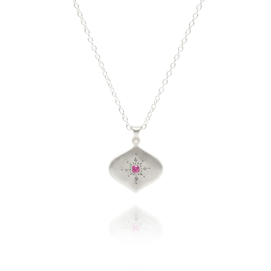 Adel Chefridi – North Star Pendant with Pink Sapphire