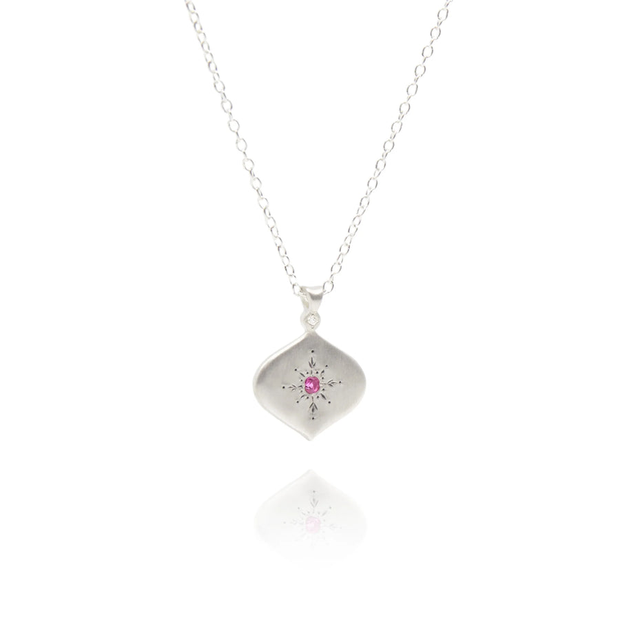 Adel Chefridi – North Star Pendant with Pink Sapphire