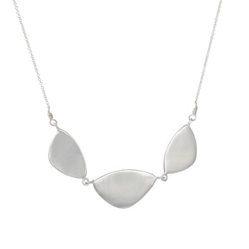 Philippa Roberts - Triple Petal Necklace in Sterling Silver
