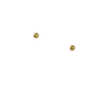 Satomi Kawakita - 3mm Ball Stud Earrings - The Clay Pot - Satomi Kawakita Jewelry - 14k gold, All Earrings, classic, Earrings:Studs, studs