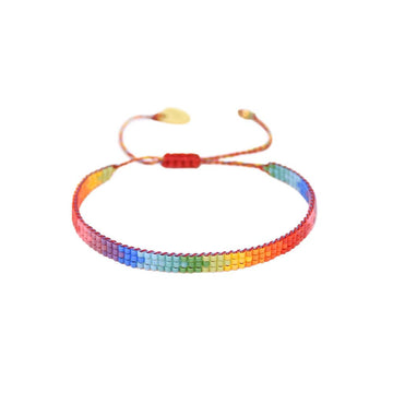 Mishky - Rainbow Track Bracelet - The Clay Pot - MISHKY - bracelet, bracelets, friendship bracelet