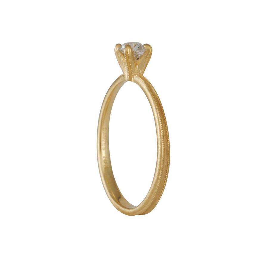 Jennifer Dawes - Antique Mine Cut Diamond Ring - The Clay Pot - Dawes Designs - 18k yellow gold, ring, Size 7, weddingring, womensweddingbands