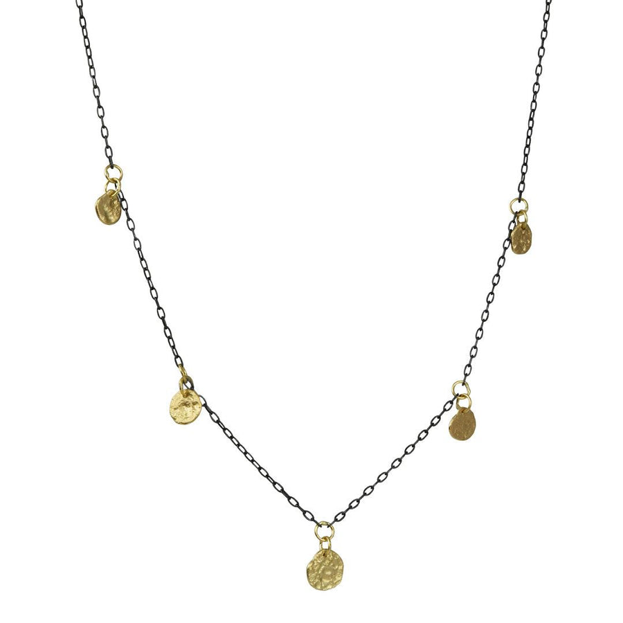 Sarah McGuire - Kelp Necklace - The Clay Pot - Sarah McGuire - 18k gold, Necklace, Oxidized Sterling Silver, Style:Choker
