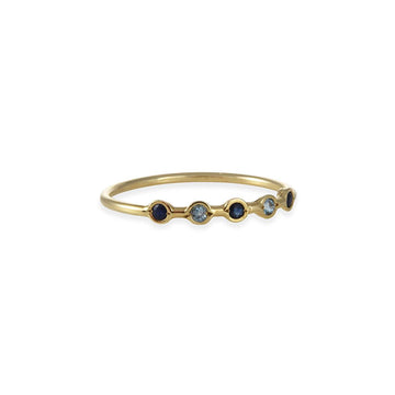 SALE - Sapphire Horizon Ring - The Clay Pot - Ariel Gordon - 14k gold, ring, SALE, sapphire, Size 5.5